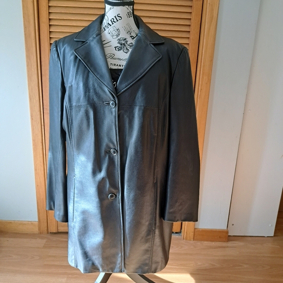 Danier Jackets & Blazers - EUC DANIER leather Women's Coat Size XL